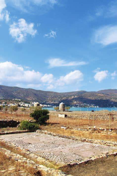 στιανική βασιλική. Ὁ ναός ἦταν πλούσια διακοσμημένος ἀπό μωσαϊκά καί μάρμαρα.