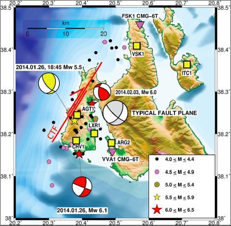 2006, 11 και 12 Απρίλη: Τέσσερις ισχυροί σεισμοί με μεγέθη από 5.2 έως 5.9 πλήττουν τη Ζάκυνθο, με αρκετές υλικές ζημιές - γίνονται αισθητοί και στην Κεφαλονιά, με μικρές υλικές ζημιές.