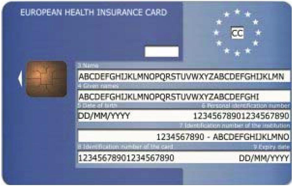 EL 24.4.2010 Επίσημη Εφημερίδα της Ευρωπαϊκής Ένωσης ΠΑΡΑΡΤΗΜΑ Ι Τεχνικές διατάξεις σχετικά με το σχέδιο της ευρωπαϊκής κάρτας ασφάλισης ασθένειας 1.