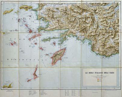 , ἕνας λιθόγραφος χάρτης σέ2φύλλα,753x1102καί750x1102mm.,καί3 ἔγχρωμοι φωτολιθόγραφοι χάρτες, 895 x 687, 895 x 687 καί 733 x 822 mm.