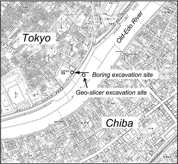 Fig.,. Plan of survey points and datum.