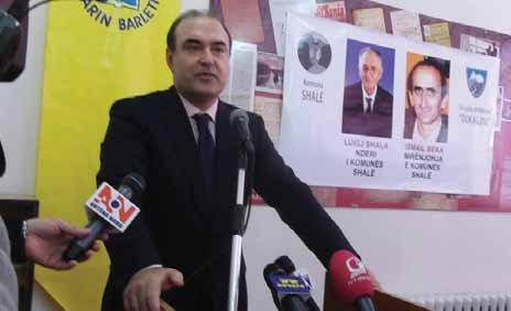 Beka nga folorja e ceremonisë në alë falenderoi Komunën e Shalës për vlerësimin që i bënë punë së j, shprehu konsideratën e j më të lartë për ambjen- n e ngrohtë që ka gjetë në Theth, për mikpritjen