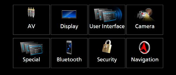 Έλεγχος Bluetooth Ρύθμιση Hands-Free Μπορείτε να πραγματοποιήσετε διάφορες ρυθμίσεις για τη λειτουργία Hands-Free. 1 Πατήστε το πλήκτρο [MENU]. hhεμφανίζεται το αναδυόμενο μενού. 2 Αγγίξτε το [SETUP].