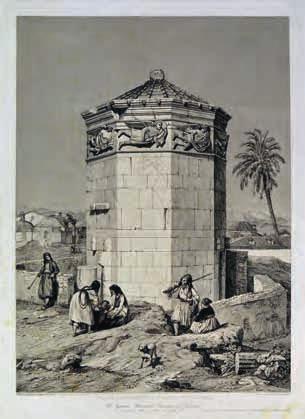 intitola. Ρώμη 1843. Ὀξυγραφία, 520 x 390 mm. (λεκές ἀπό νερό στό δεξιό περιθώριο, ἐλαφρά λερωμένη καί ὀξειδωμένη).