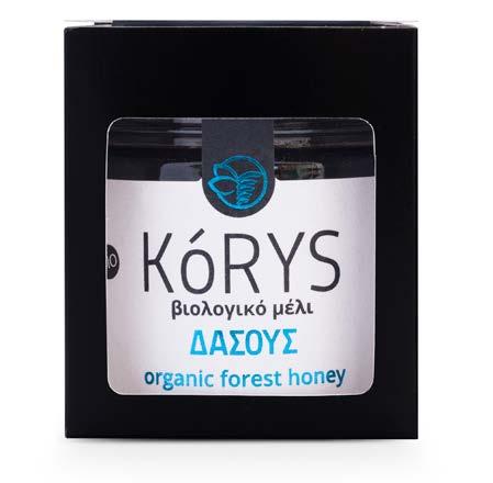 ΚόRYS Βιολογικό μέλι δάσους Το μέλι δάσους είναι μέλι ανώτερης ποιότητας που παράγεται στα δάση της βορείου Ελλάδας.