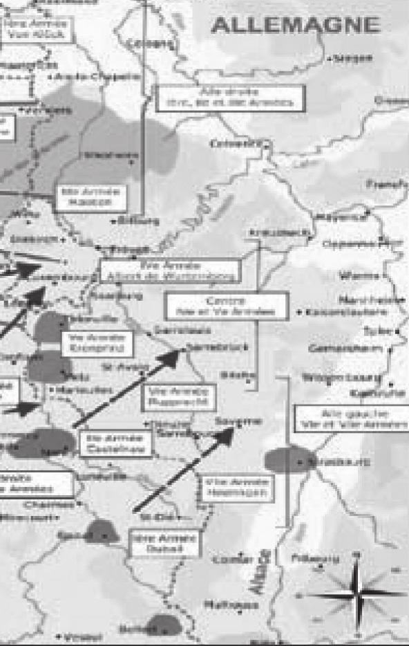 γερμανικῶν. Χάρτης 1.