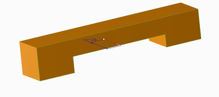 4.2.12 Σχεδιασμός Extractor - (Εξωλκέα) Για τον σχεδιασμό του εξωλκέα μετά οπό μετρήσεις σχεδιάζεται ένα σκαρίφημα σαν το γράμμα (Π) με σκοπό να δημιουργηθεί ένα συμπαγές