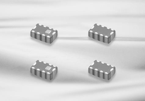 EMI/ ESD products ESD/EMI/C filter Feature EMI C Filter s Property Steep Cut off frequency Characteristics Good Attenuation in GSM, CDMA, PCS Frequency ange (7 MHz ~ 9 MHz) High Attenuation