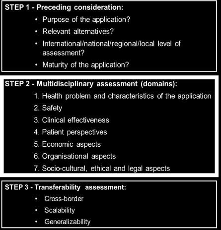 Clinical and care effectiveness 4. Care recipient (& caregiver) perspectives 5. Economic aspects B.