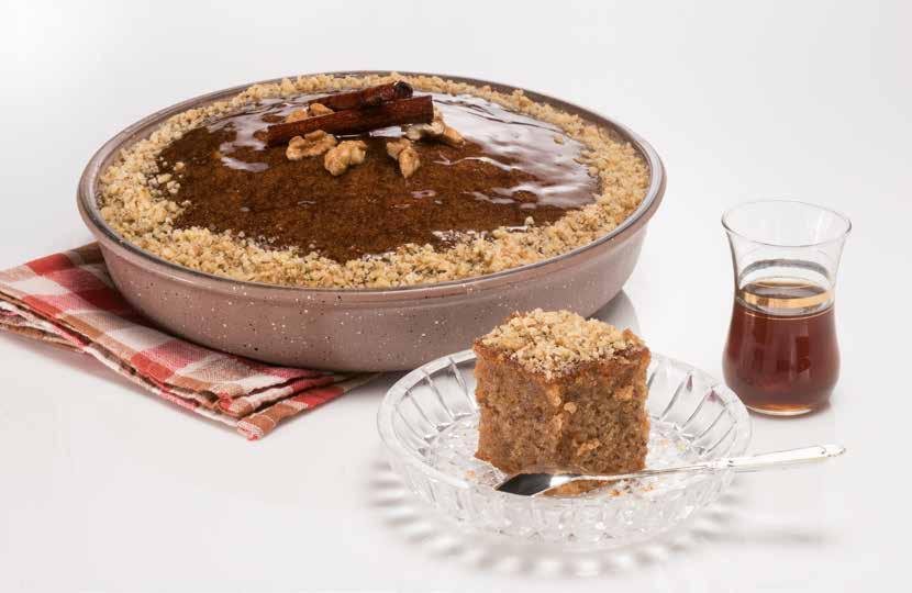 Παραδοσιακά Γλυκά Dolce Paradiso Καρυδόπιτα Χαρακτηριστικά του νέου μίγματος της Puratos: Εύκολο στη χρήση Πολλαπλές εφαρμογές Πλούσια γευστικά αποτελέσματα Dolce Paradiso Σιρόπι Dolce Paradiso Νερό