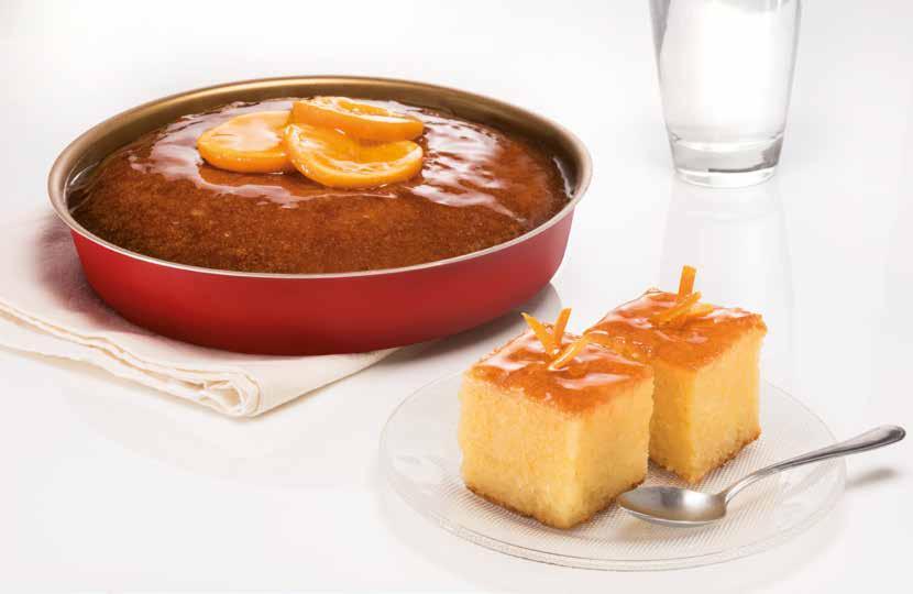 Παραδοσιακά Γλυκά Dolce Paradiso Πορτοκαλόπιτα Το Dolce Paradiso είναι ιδανικό για την παρασκευή: Ραβανί Σάμαλι Πορτοκαλόπιτας Καρυδόπιτας Dolce Paradiso Σιρόπι Dolce Paradiso Ηλιέλαιο Χυμός
