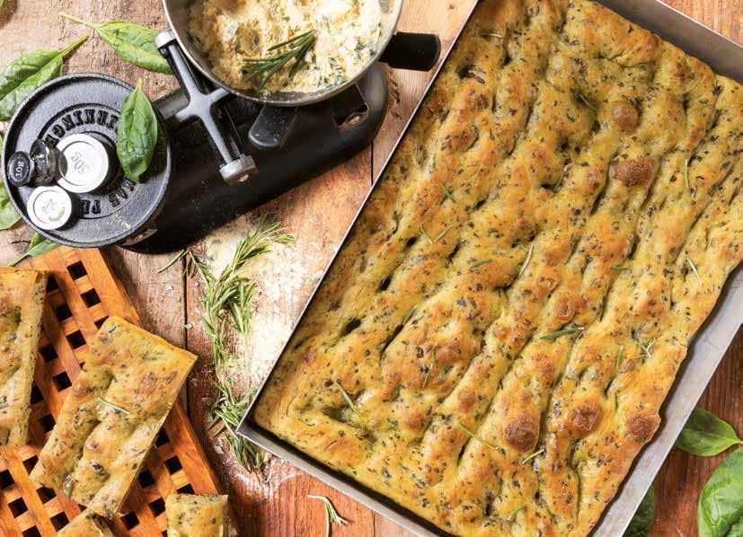 Snacks O-tentic Tutto Pugliese Focaccia To O-tentic Tutto Pugliese είναι πλήρες μίγμα για την παρασκευή Ιταλικού παραδοσιακού ψωμιού με ενεργό συστατικό αρτοποιίας βασισμένο σε προζύμι.