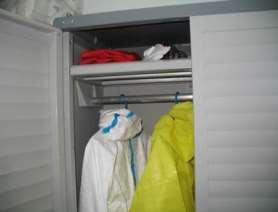 Συντήρηση Μέσων Ατομικής Προστασίας Αποθήκευση Φυλάξτε τα ΜΑΠ ξεχωριστά από τα υπόλοιπα ρούχα. Αποθηκεύστε τα προστατευτικά μέσα σε καθαρό και στεγνό μέρος.
