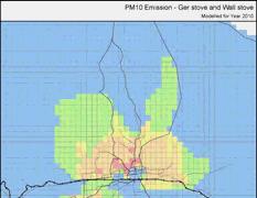 Гэр хорооллын хаягдлын хэмжээний тархалт (PM10) 4.