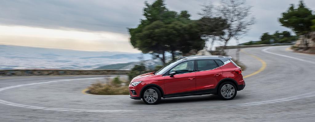 SEAT ARONA Το κόμπακτ crossover της SEAT συνδυάζει ιδανικά δύο τελείως αντίθετους κόσμους: την αστική καθημερινότητα και την απόδραση από αυτή!