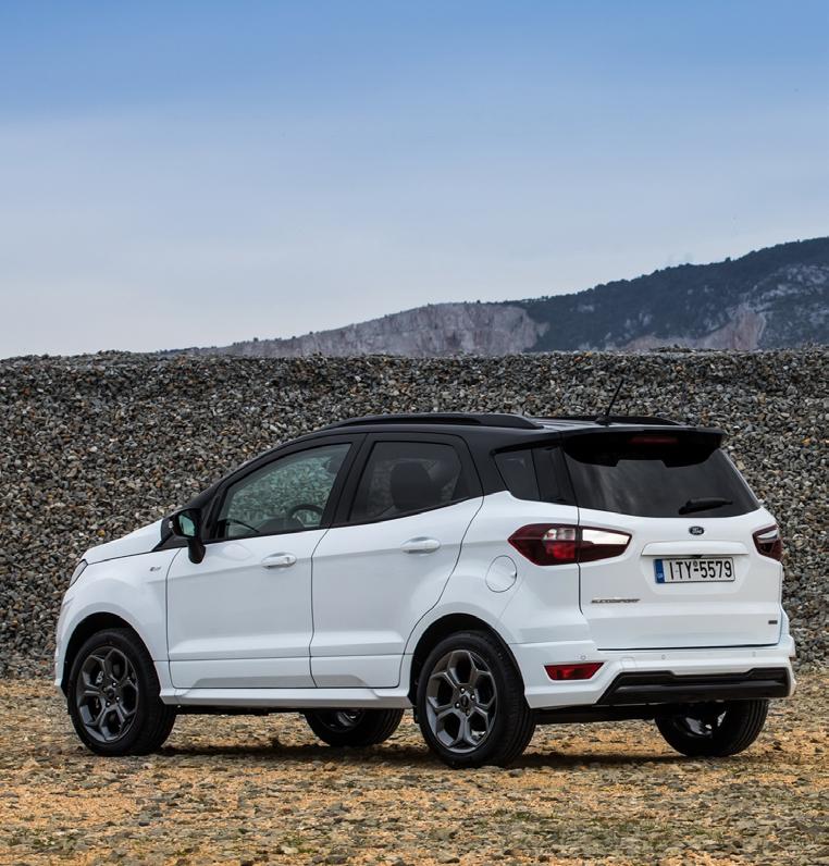 FORD ECOSPORT Η προηγμένη τεχνολογία είναι βασικό στοιχείο των μοντέλων της Ford και το νέο EcoSport δεν θα μπορούσε να αποτελεί εξαίρεση.