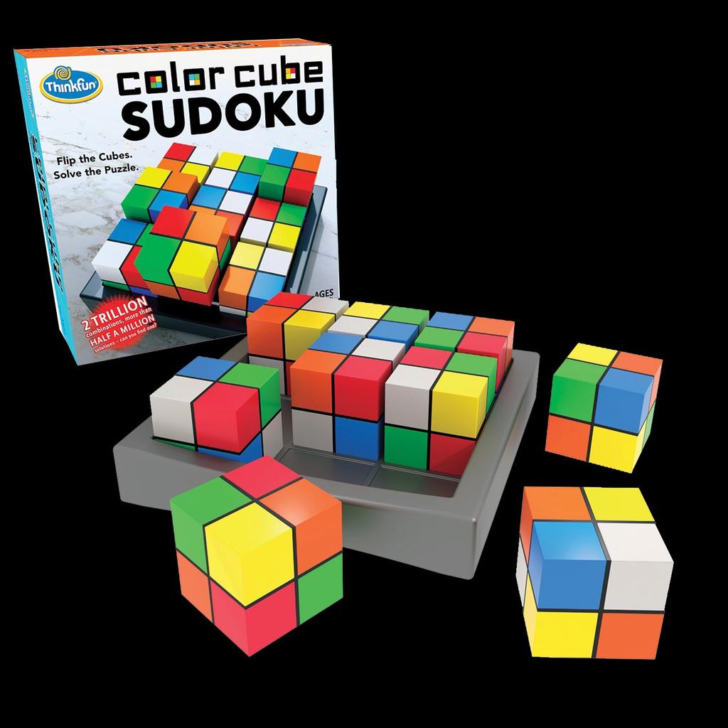 Σπαζοκεφαλιές Color Cube Sudoku 3D Puzzle Sudoku χωρίς Αριθμούς!