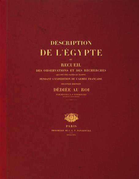 386 387 τίτλους τοῦ πρώτου καί τοῦ τέταρτου τόμου (πορτραῖτα τῶν συγγραφέων), 191 χαλκόγραφοι πίνακες μέ ἀπόψεις, σχέδια καί χάρτες (6 δισέλιδοι καί 2 ἀναδιπλούμενοι).