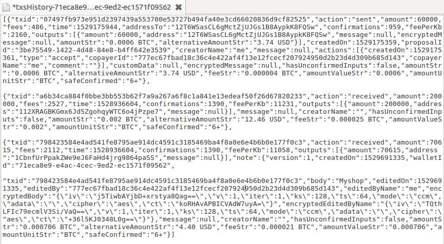 Το αρχείο /files/lastaddress-71eca8e9-e4ac-4cec-9ed2-ec1571f09562, περιέχει όπως αναφέρει και το όνομά του, την τελευταία διεύθυνση που δημιουργήθηκε από το πορτοφόλι, προκειμένου να χρησιμοποιηθεί