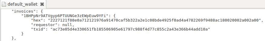 "ac73e05d4e330651fb185506905e61797c988f4d77c855c2a43e366b44add10a". Δεν φαίνεται να προκύπτει ωστόσο το ποσό που ζήτησε ο άλλος χρήστης.