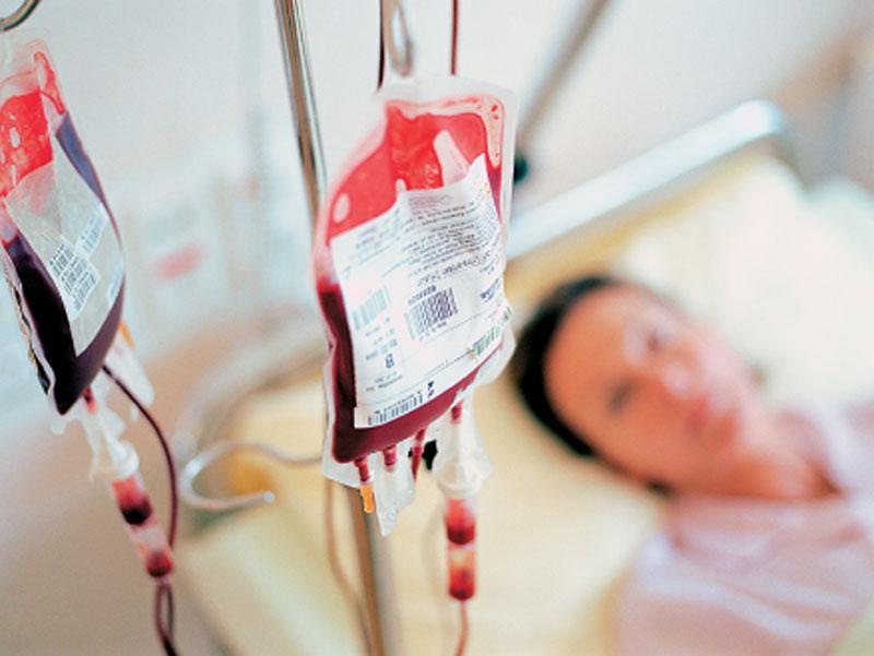 Μετάγγιση αίματος είναι η ενδοφλέβια χορήγηση πλήρως ελεγμένου
