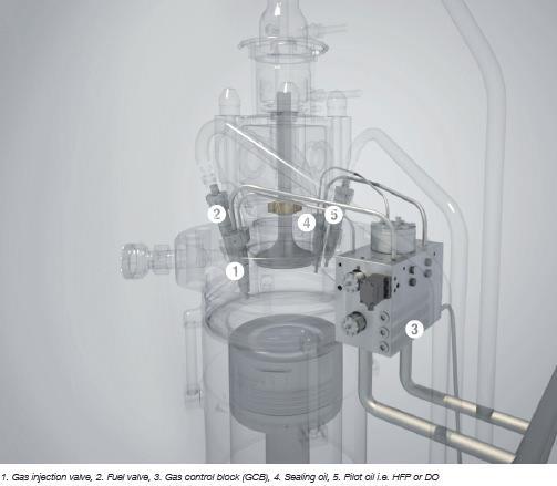 Εικόνα 17 Σύστημα έγχυσης καυσίμου (Πηγή: ABS, LNG Powered Vessels) Στον