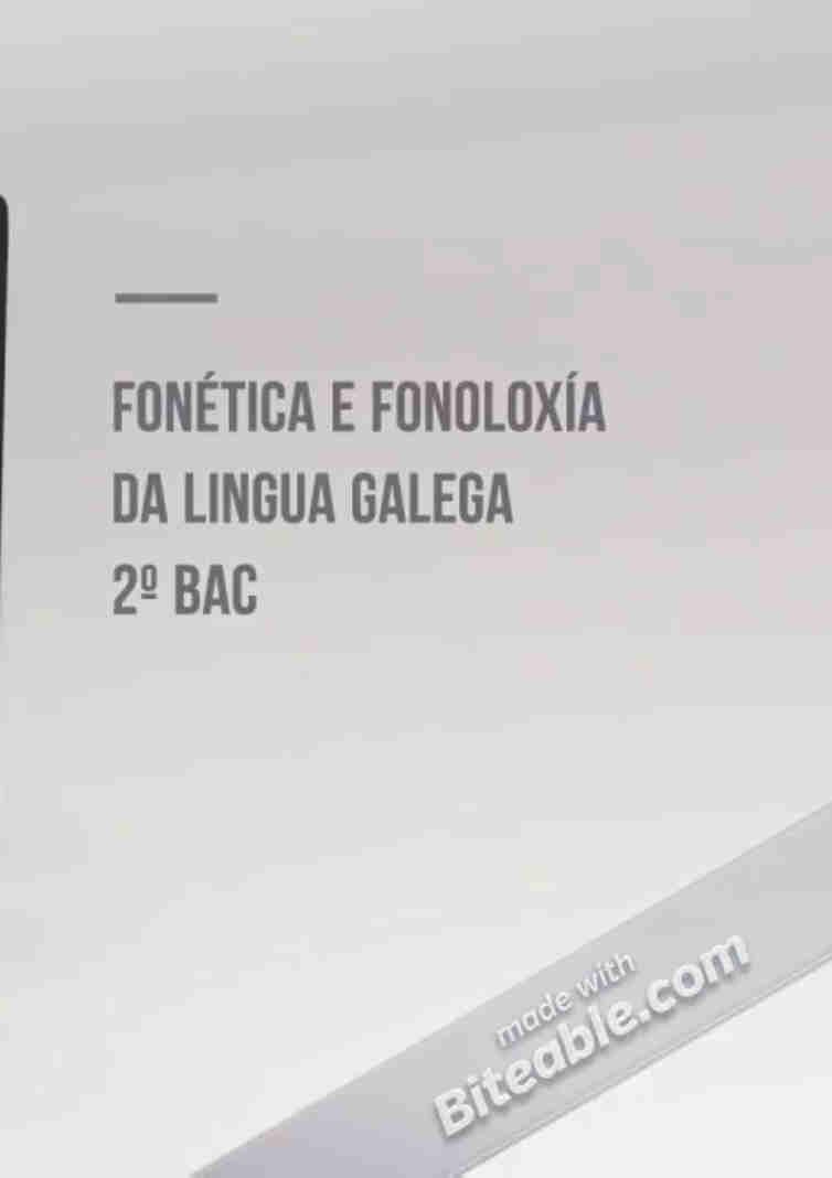 realización física do fonema