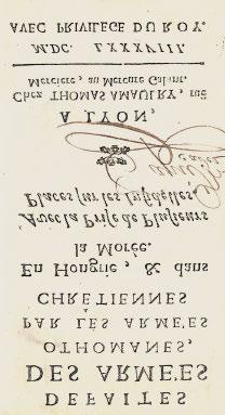 123-208: «Relation de la defaite des Turcs dans la Morée, & de la prise de Patras, & de Lepante, & des deux Châteaux, par l Armée Venitienne». 800-1.200 180 [SILVA, marquis de].