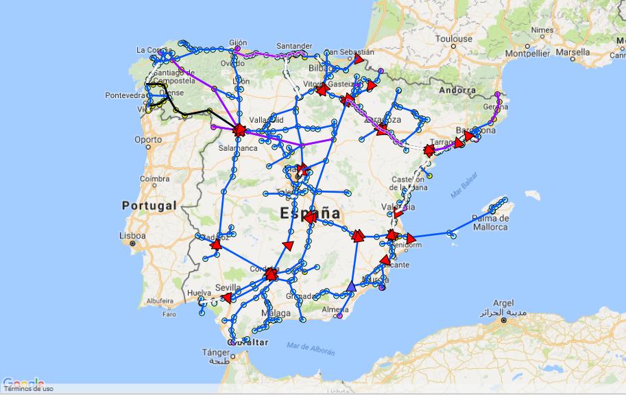 74 CAPÍTULO 5. VALIDACIÓN Figura 5.12: Representación da rede de gas española na interface de GANESO. 1 a etapa 2 a etapa 0.49 0.7 0.21 0.3 0.21 0.09 E0 E1 E2 Figura 5.