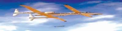 Αεριωθούμενο αεροπλάνο με τηλεκατευθυνόμενα proteus αεροπορικά οχήματα. Proteus που απελευθερώνει τη βόμβα.