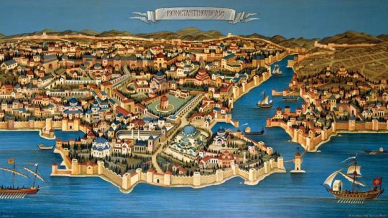 ύμφωνα με τον επικρατέστερο ιδρυτικό μύθο του Βυζαντίου, η πόλη ιδρύθηκε το 658/7 π.