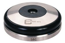 Ø Diameter Ø 58mm 21,69 bc 58 mm Κοίλα βάση πατητηριού από ανοξείδωτο ατσάλι με διάμετρο 58mm που προσαρμόζεται σε όλες τις λαβές πατητηριού Joe Frex bc Βάση Πατητηριών bc bkc 58 mm Κοίλα βάση