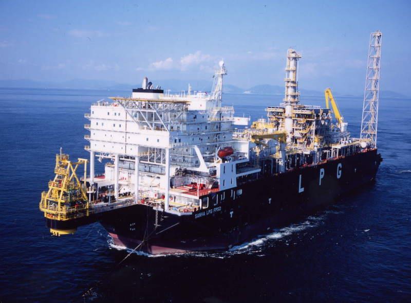 4.6 Μελέτη Περίπτωσης: LPG FPSO Sanha Τα πλοία LPG FPSO αποτελούν τις αντίστοιχες μονάδες των FLNG μόνο που προορίζονται για την παραγωγή, αποθήκευση και εκφόρτωση υγροποιημένου αερίου πετρελαίου.