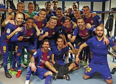 22 SPORT Në kampionatin vendas, situata e Barcelonës është shumë e kënaqshme, ka ka nëntë pikë më shumë se Atletiko, në Ligën e Kampionëve ekziston një detyrim për të përmirësuar performancat e