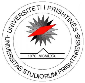 UNIVERSITETI I PRISHTINËS FAKULTETI I INXHINIERISË MEKANIKE PRISHTINË STUDIME