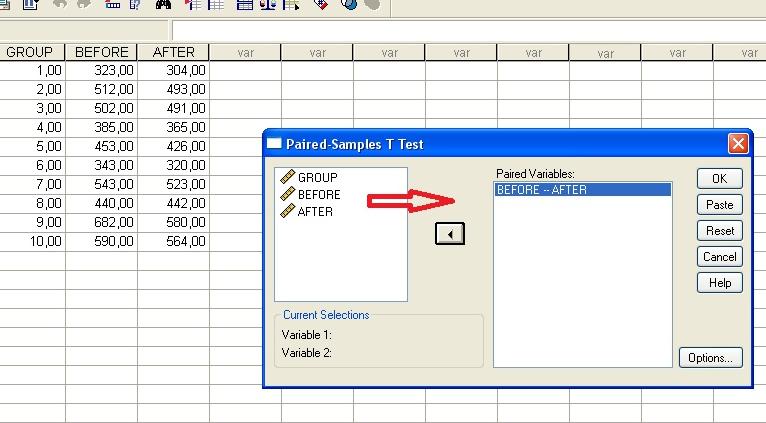 means>>>>paired Samples T Test.