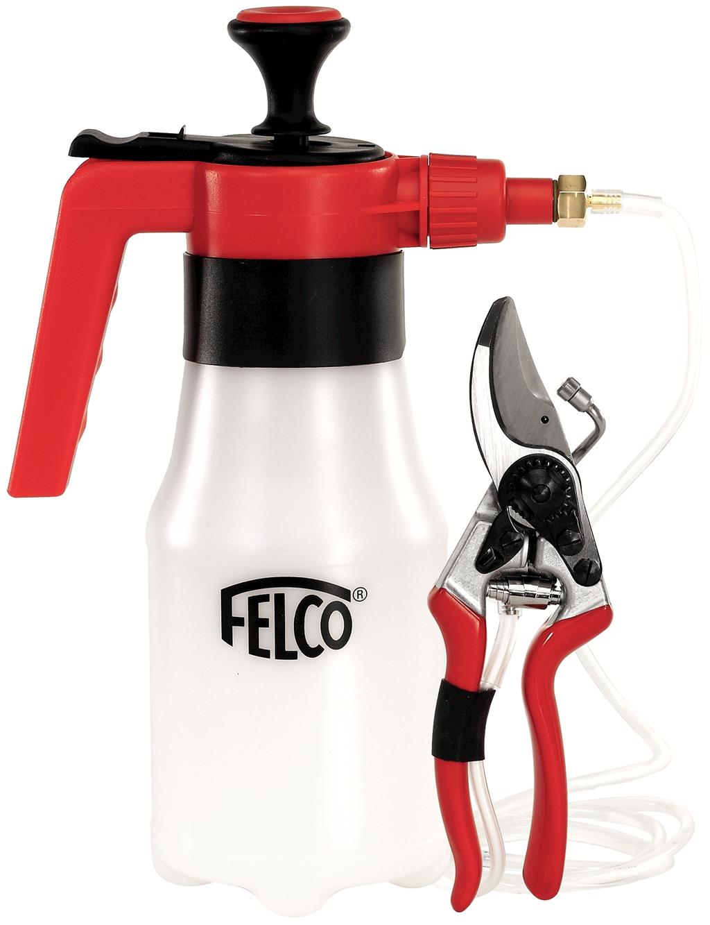 FELCO 19 - - FELCO 8 με συσκευή ψεκασμού Made in Switzerland by FELCO 7 8 3 9 2 9 1 0 0 1 9 7 > Αξιοπιστία: πρακτικές λαβές, ελαφριές και ισχυρές, από σφυρηλατημένο αλουμίνιο και με εγγύηση εφ όρου