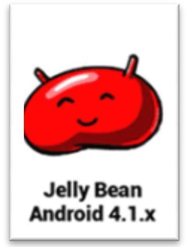 2.3.10 Android 4.1-4.3.1 Jelly Bean Εικόνα 11: Android 4.1-4.3.1 Jelly Bean Τον Ιούλιο του 20122 παρουσιάζεται η έκδοση Jelly Bean [11].