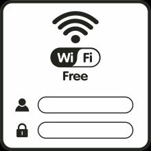 WiFi Free WiFi Free Color: 50% Grey Κωδ. KTI-401-EN Κωδ.