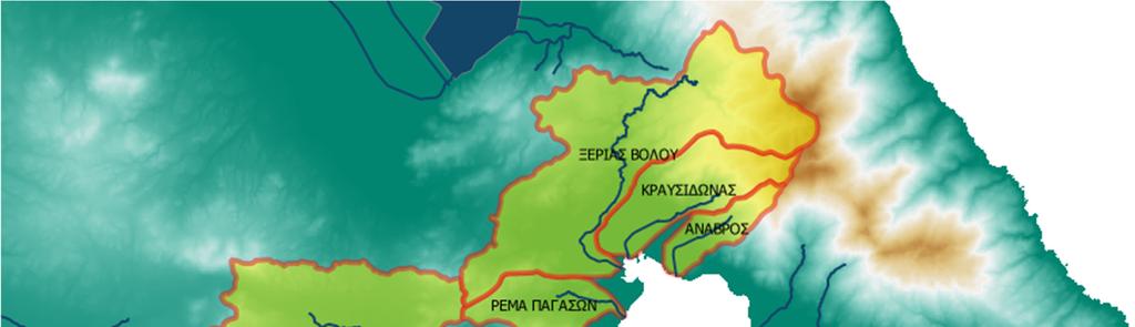 6 Υδρολογική Προσομοίωση Λεκανών Απορροής Ρεμάτων Αλμυρού-Πηλίου 6.