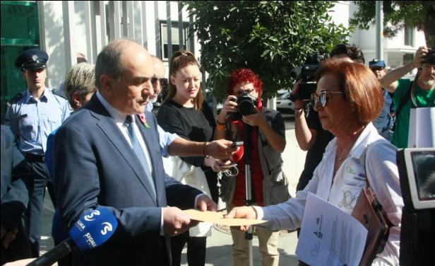 τον Πρόεδρο του κοινοβουλίου του Ισραήλ κ.