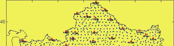 geodetskih točaka čije su koordinate određene u