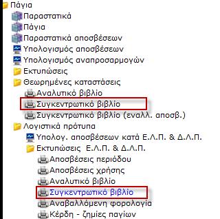 Για να εκτυπϊςετε το φορολογικό μθτρϊο παγίων κα πρζπει από το Menuτθσ εφαρμογισ να επιλζξετε Πάγια, Θεωρθμζνεσ καταςτάςεισ,