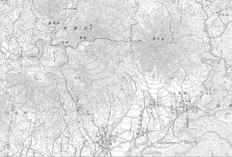 ,**- 1 +*,**. + +. 235 Fig. 1. Distribution of the +. January,**. ash from the Nakadake crater.