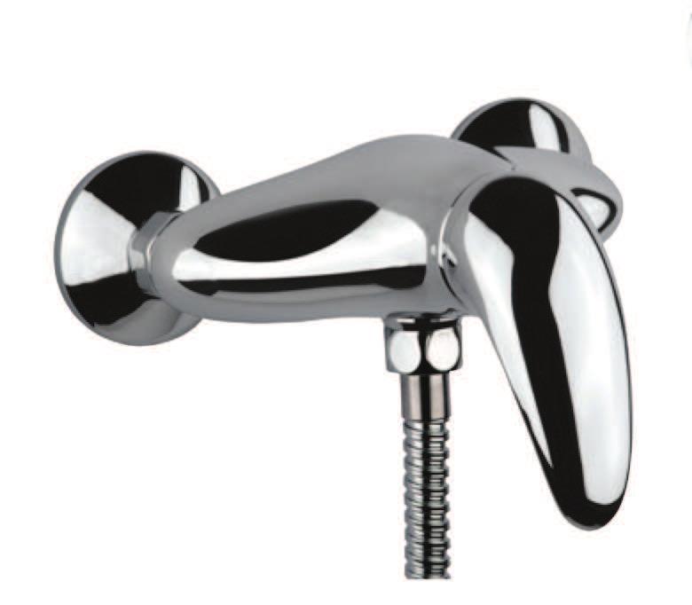 43 CR 1650 Miscelatore doccia esterno con duplex, doccia Beta External shower mixer with shower set, Beta shower Mitigeur