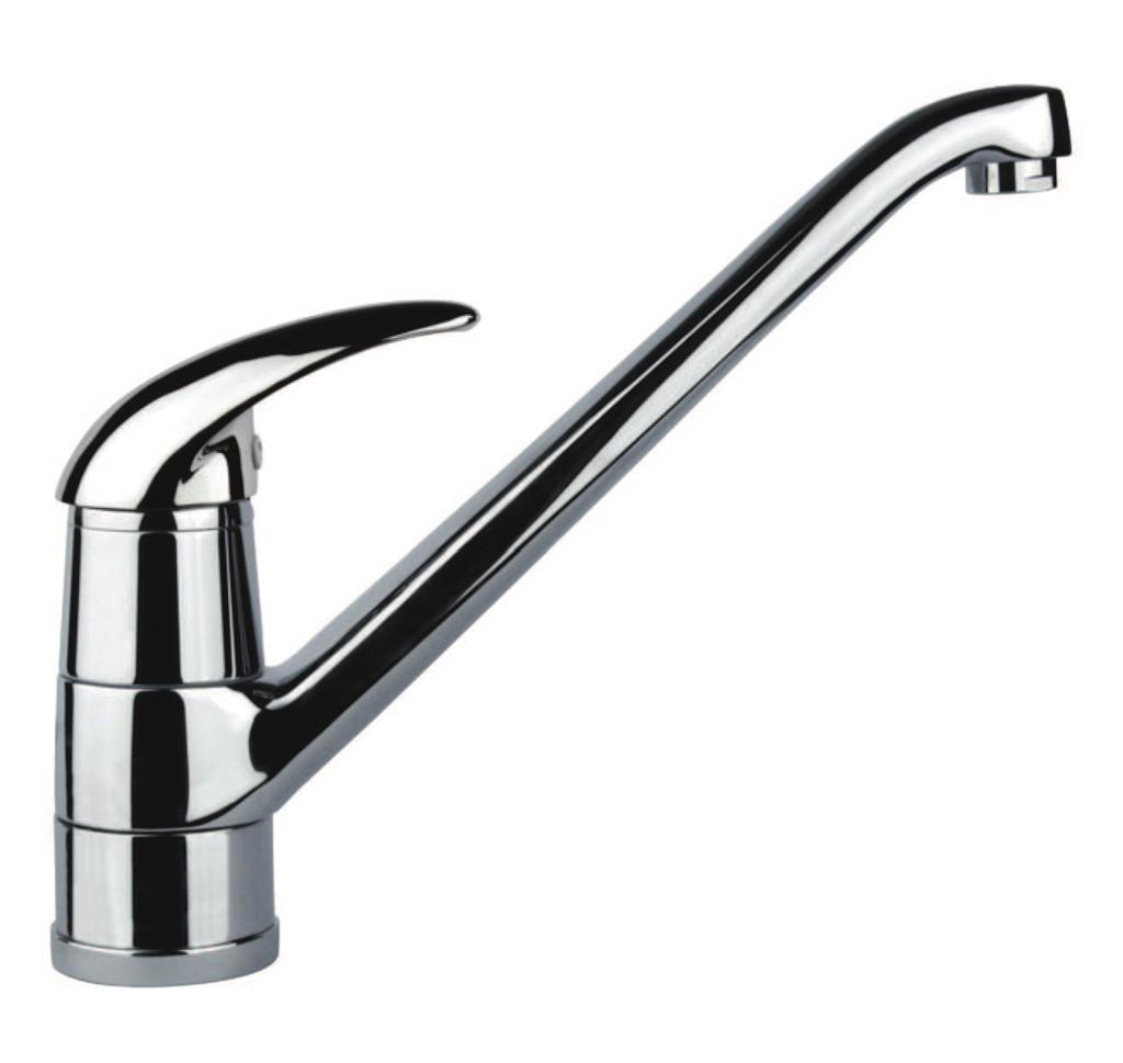 art. 43 CR 4127 Miscelatore lavello sottofinestra, canna fusa, flex cm 70 Under-window sink mixer cast spout flex cm 70 Mitigeur évier sous fenêtre, bec fondu, flexibles cm 70 70 art.