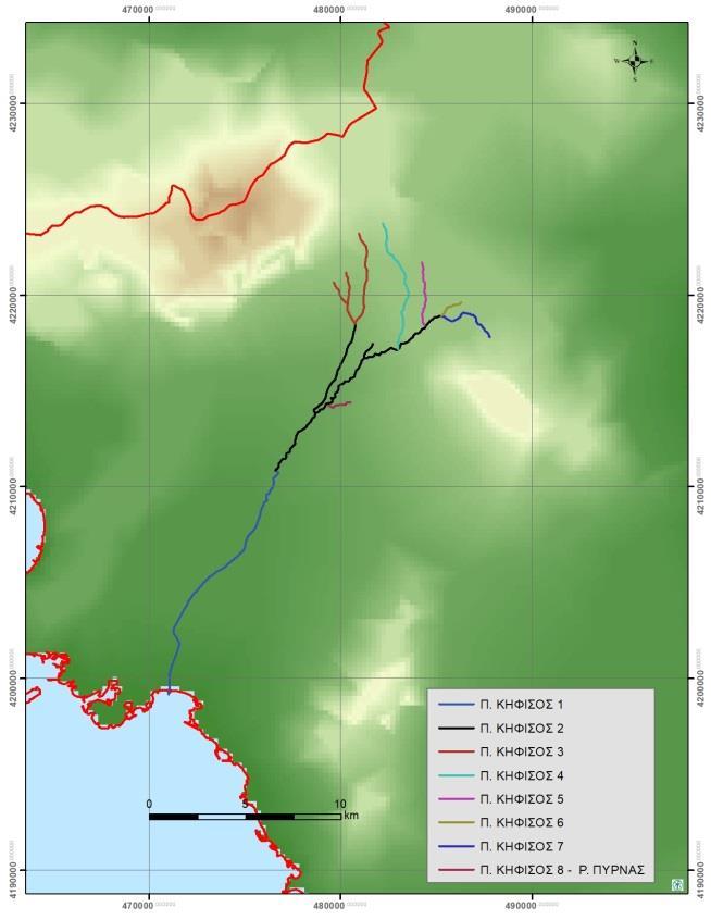 Ελληνικό Υδρογραφικό Δίκτυο: κίνητρο Ύπαρξη διαφόρων απεικονίσεων των ποταμών της Ελλάδας, σε διάφορες κλίμακες, που