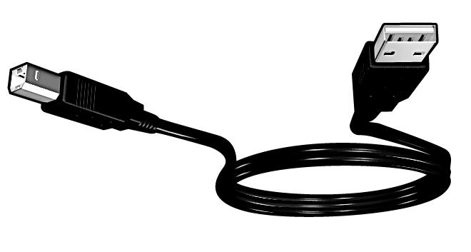 Spausdintuvo prijungimas Spausdintuvas prijungiamas prie kompiuterio universaliosios nuosekliosios magistral s (USB) kabeliu. Naudokite USB 2.