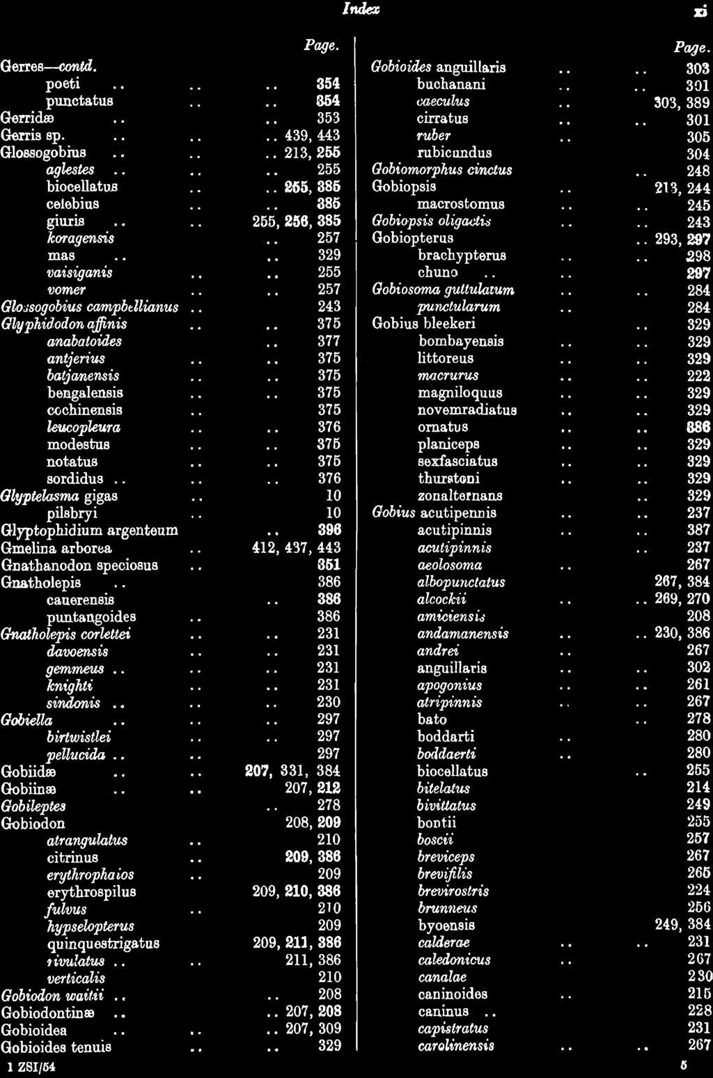 s bleekeri,329 anabatoides 377 bombayensis 329 antjerius 375 littoreus 329 batjanensis 375 macr11/fus 222 bengale.