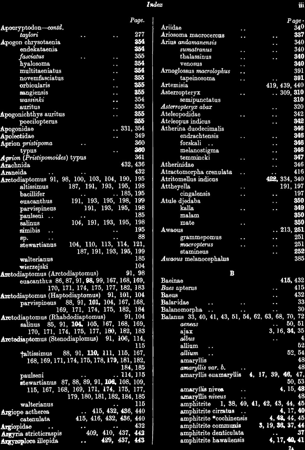 115, 167, 168,169,171.174,175,178.179,181,,182, 184:, 185 I paulseni.. 114, ]]5 Stewartianus 87, 88, 89, 91, JD8. 108, 109, 115, 167, 168, 169, 171, 174:, 175, 177, I 179,180,181,182,184,185 115.